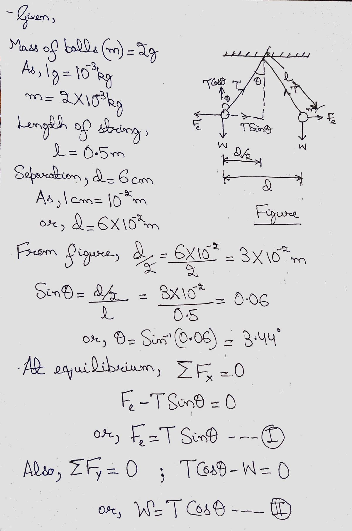 Physics homework question answer, step 1, image 1