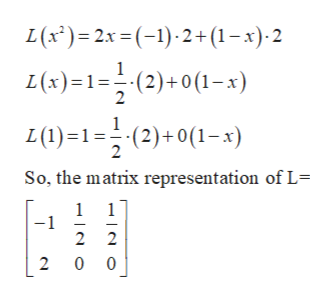 Answered 14 The Linear Transformation L Defined Bartleby