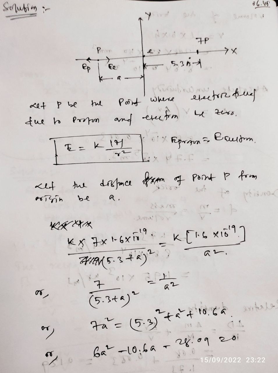 Physics homework question answer, step 1, image 1