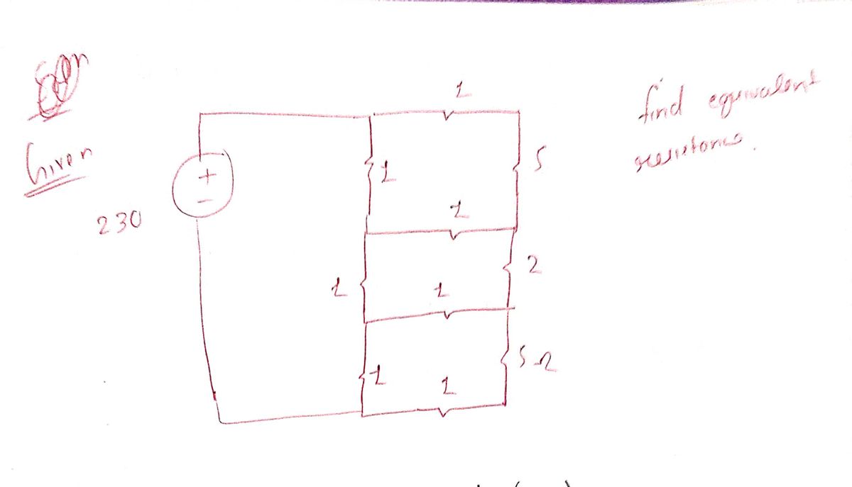 Electrical Engineering homework question answer, step 1, image 1