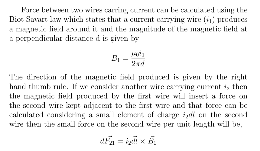 Answered: Three parallel wires each carry current… | bartleby