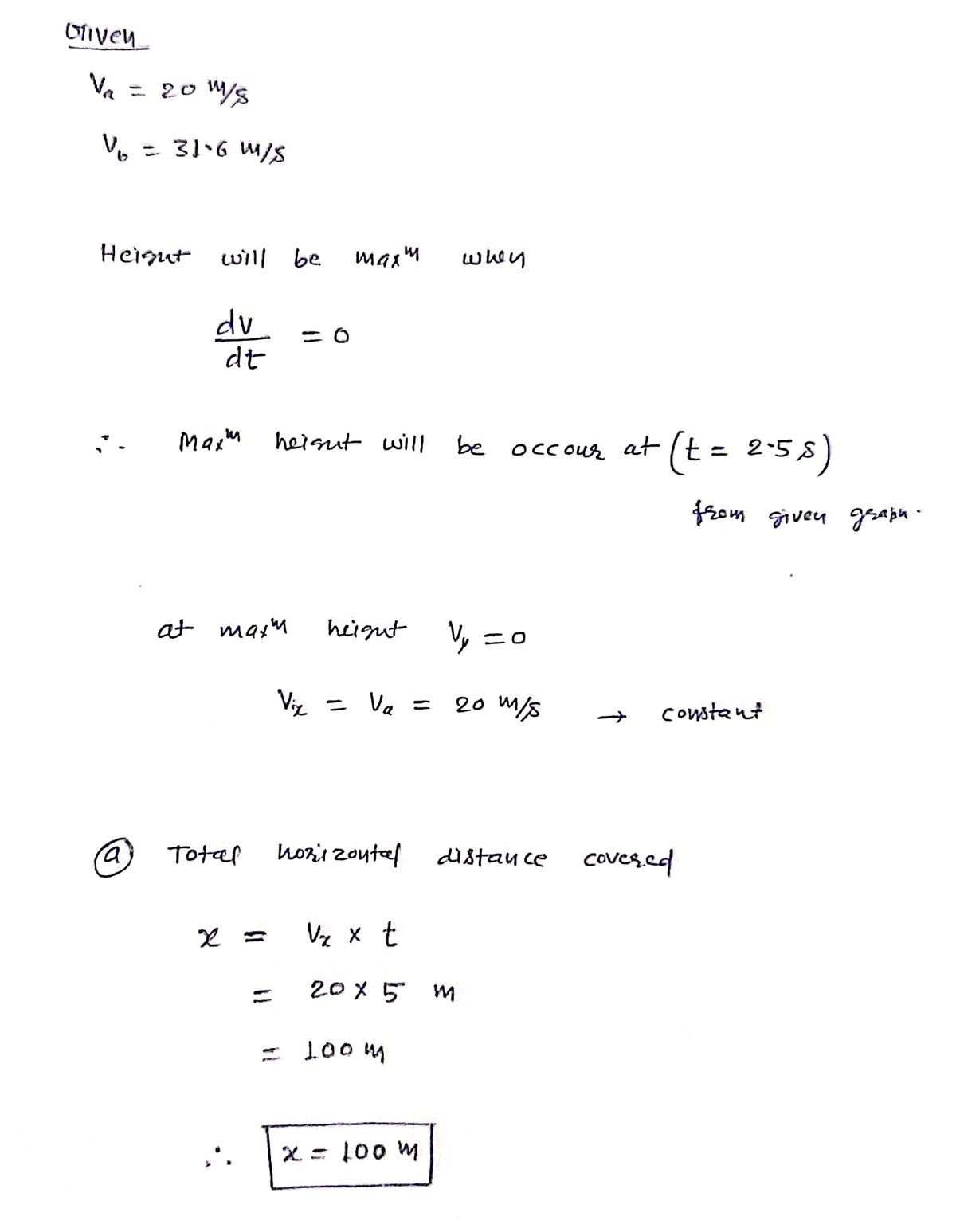 Physics homework question answer, step 1, image 1