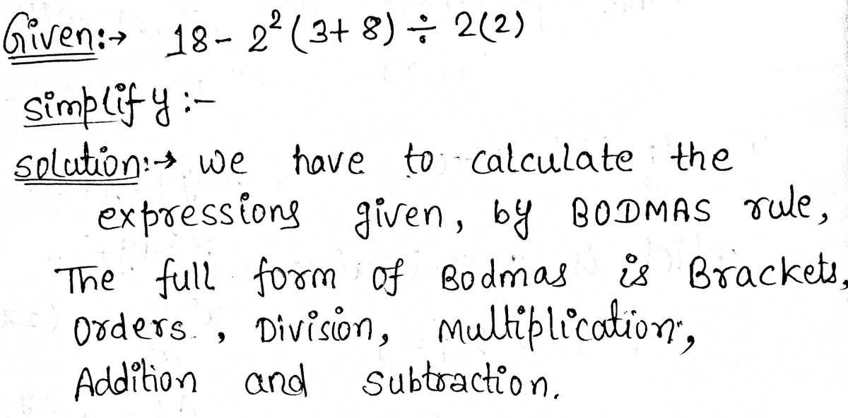 Algebra homework question answer, step 1, image 1