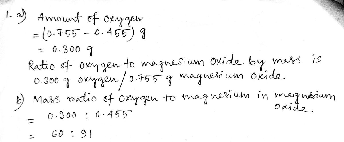 Chemistry homework question answer, step 1, image 1