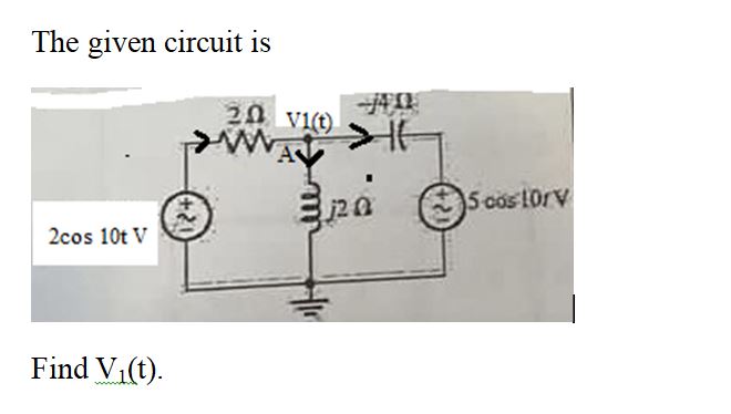 Electrical Engineering homework question answer, step 1, image 1