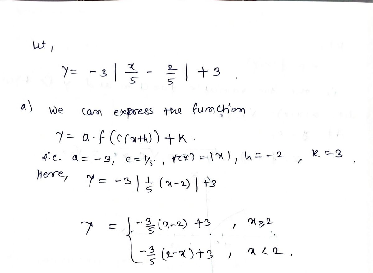 Advanced Math homework question answer, step 1, image 1