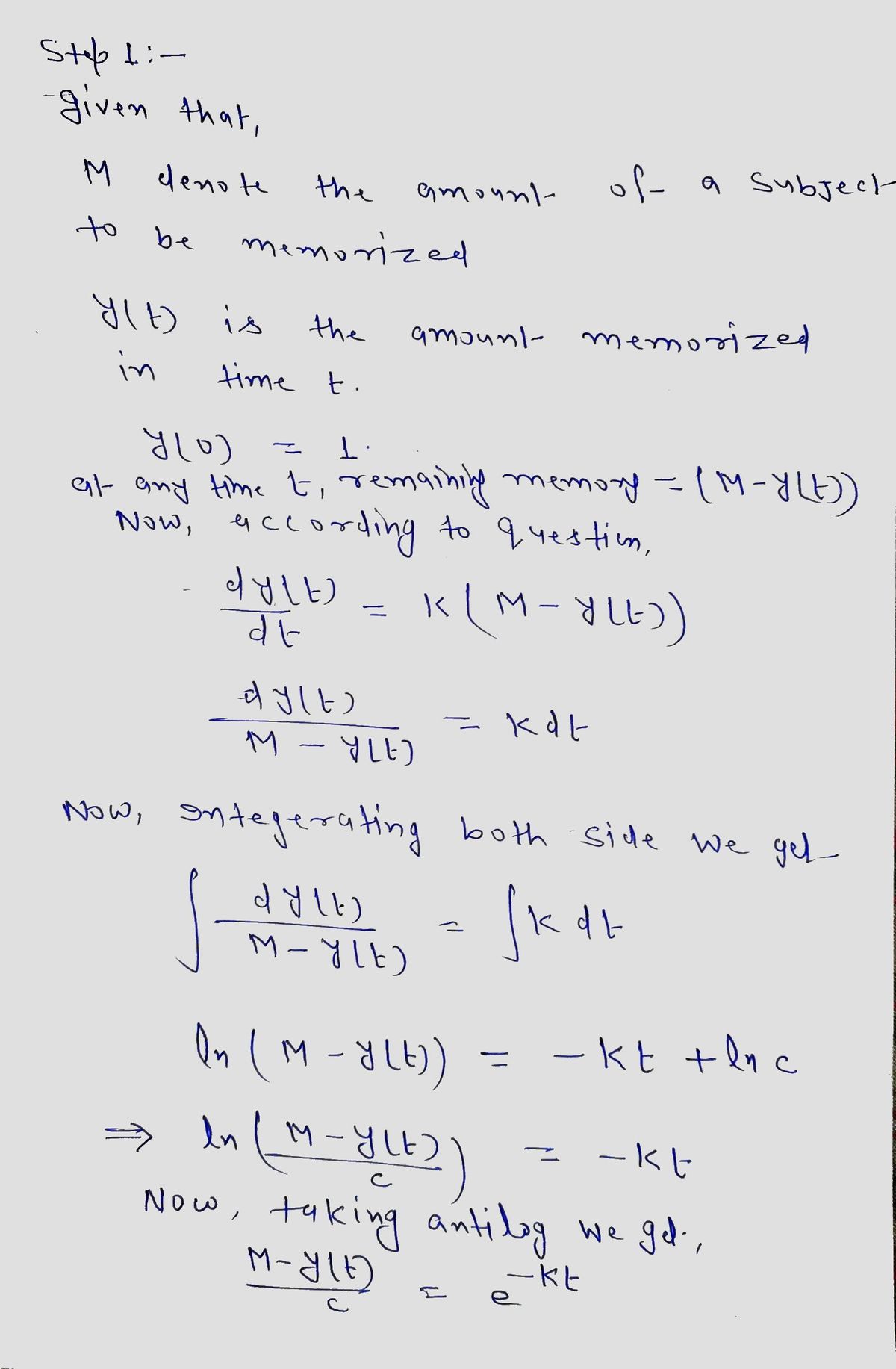 Advanced Math homework question answer, step 1, image 1