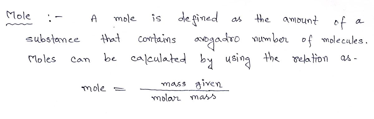 Chemistry homework question answer, step 1, image 1