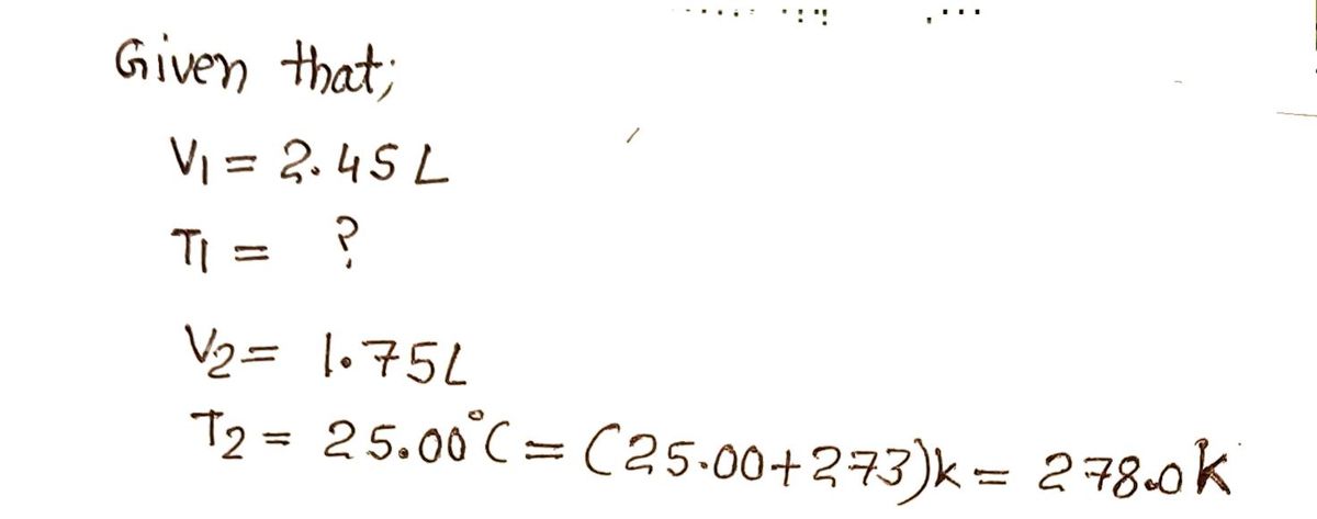 Chemistry homework question answer, step 1, image 1