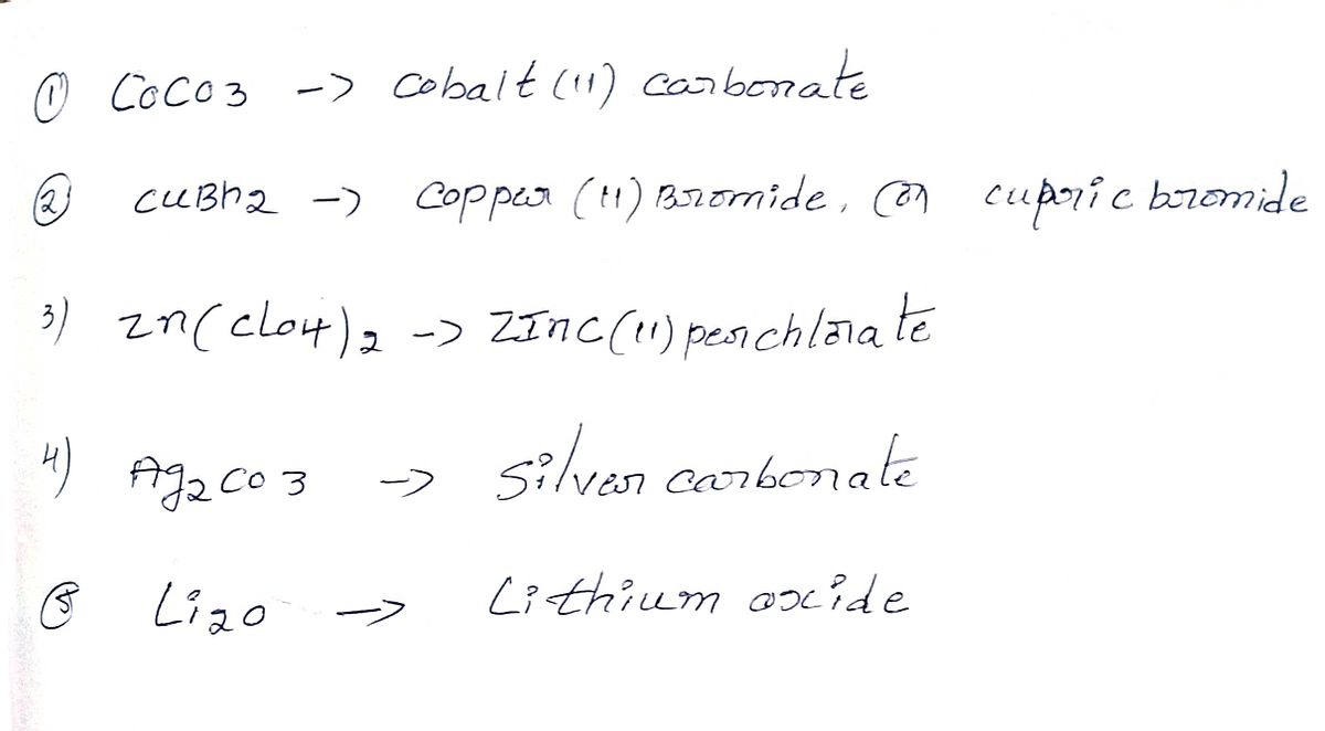 Chemistry homework question answer, step 1, image 1