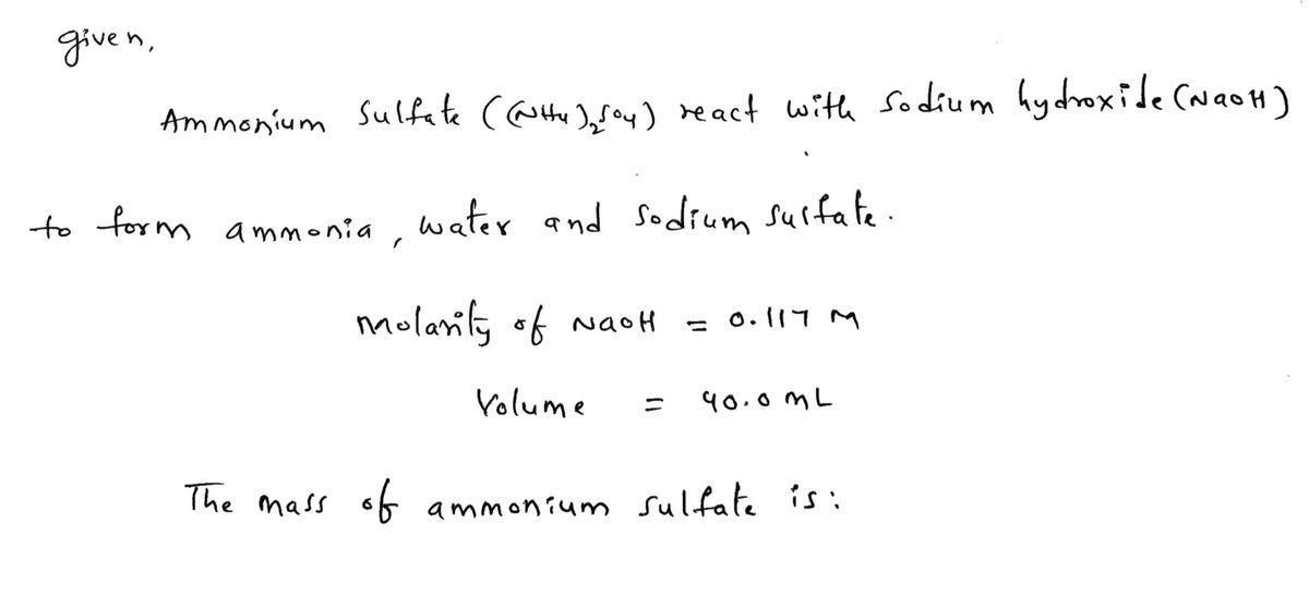 Chemistry homework question answer, step 1, image 1