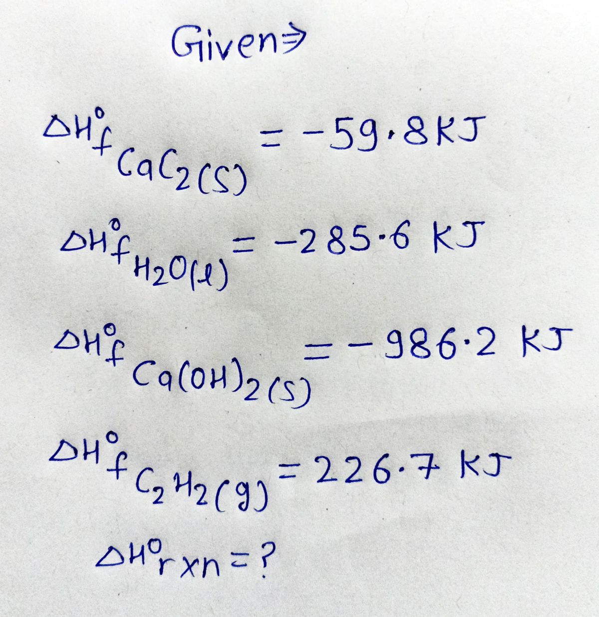 Chemistry homework question answer, step 1, image 1