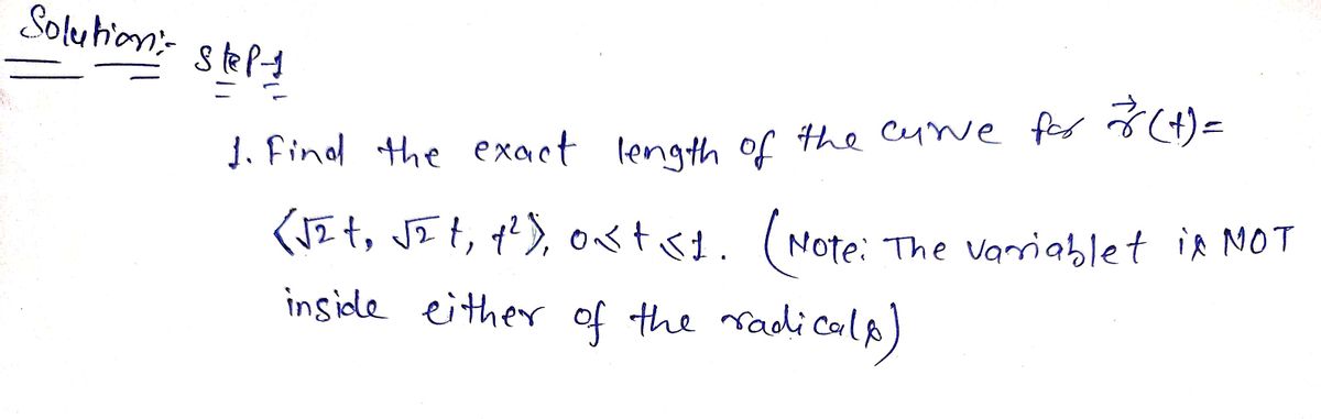 Calculus homework question answer, step 1, image 1