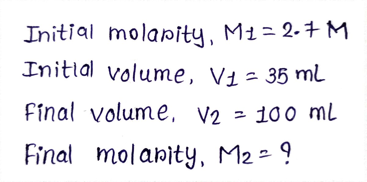 Chemistry homework question answer, step 1, image 1