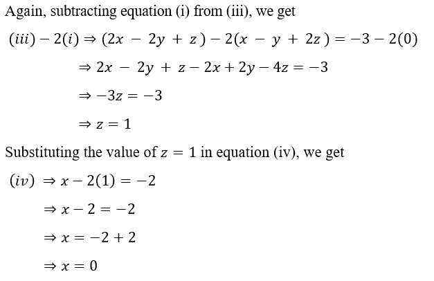 Answered Solve X Y 2z 0x 2y 3z Bartleby