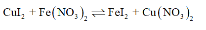 nitrate iodide copper aqueous occur