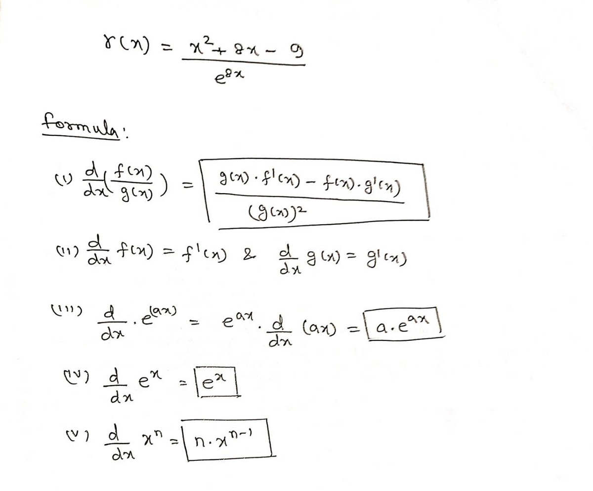 Calculus homework question answer, step 1, image 1