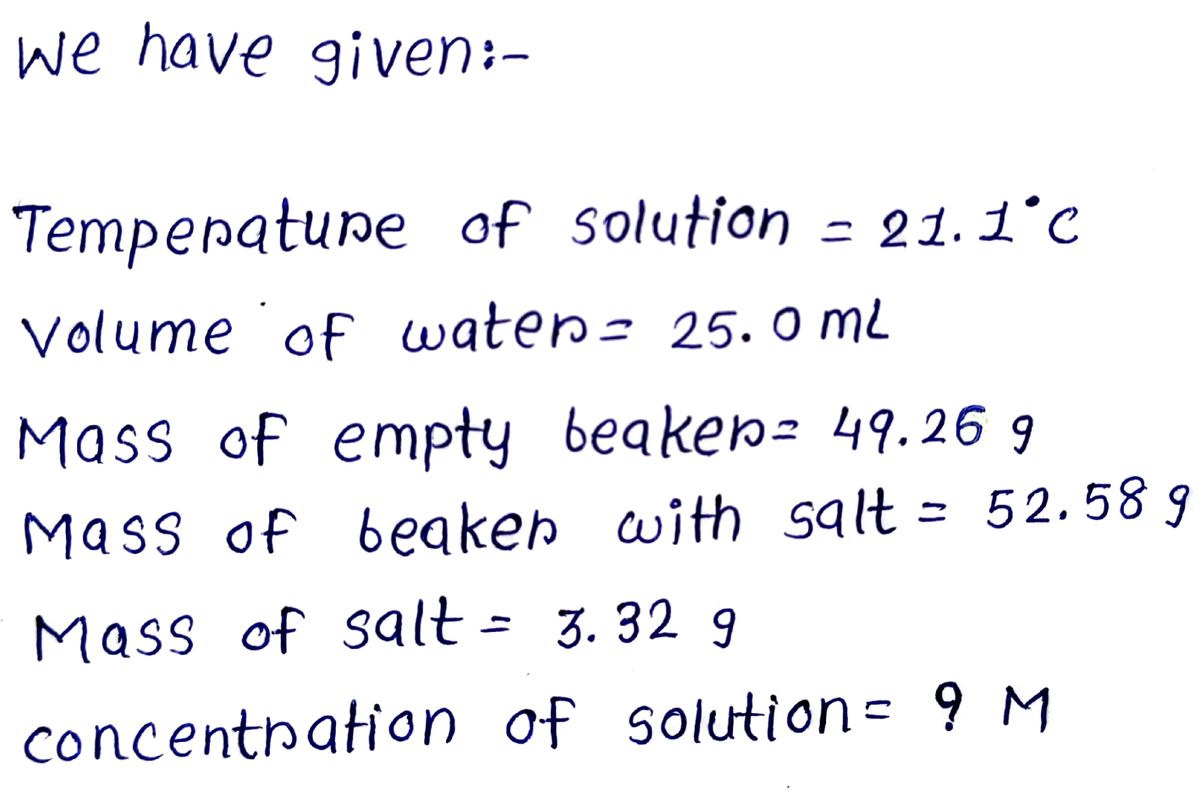 Chemistry homework question answer, step 1, image 1