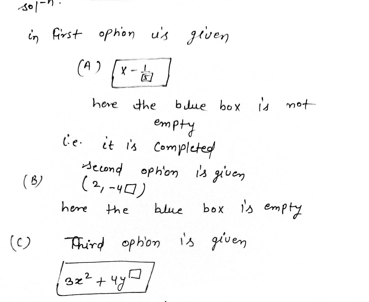 Algebra homework question answer, step 1, image 1