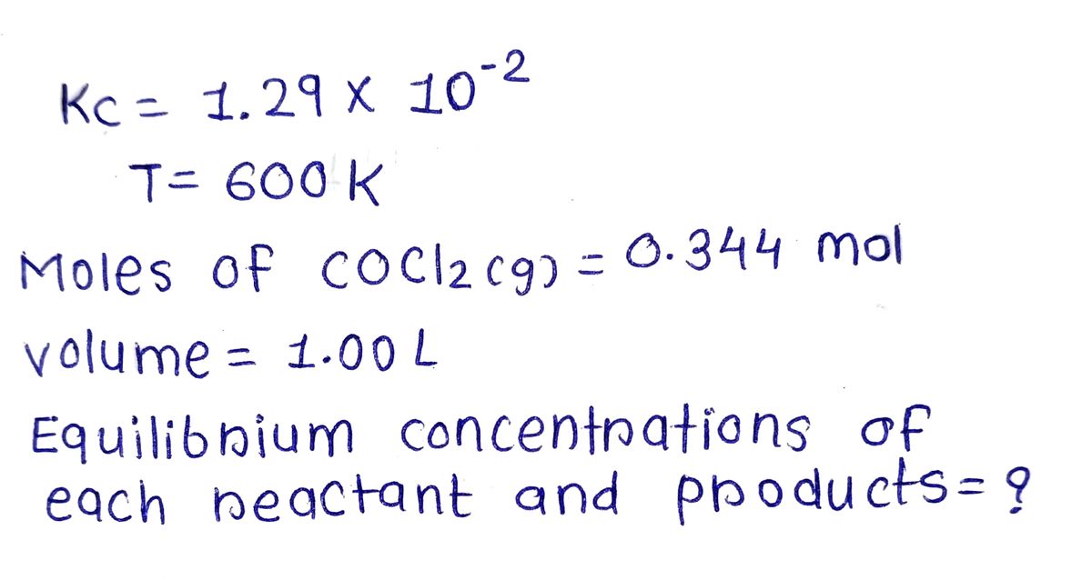 Chemistry homework question answer, step 1, image 1