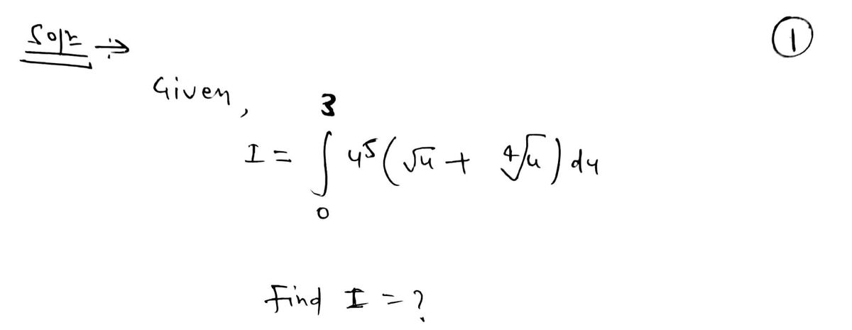 Calculus homework question answer, step 1, image 1