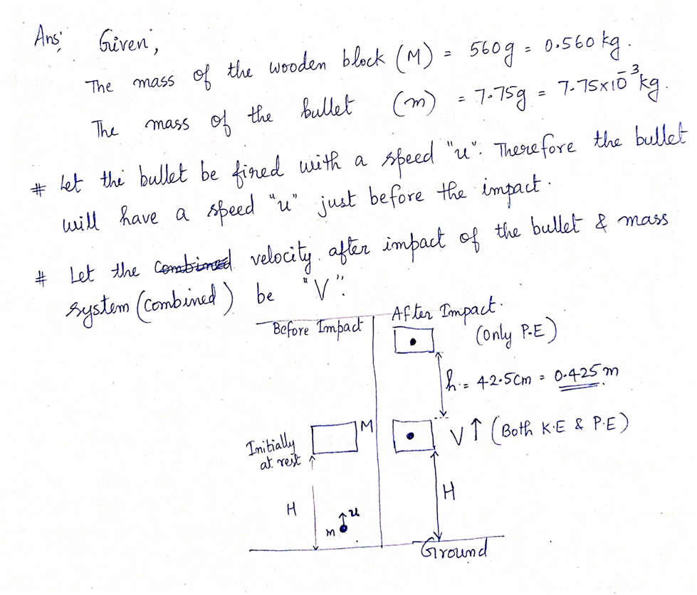 Physics homework question answer, step 1, image 1