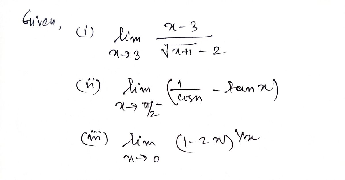 Calculus homework question answer, step 1, image 1