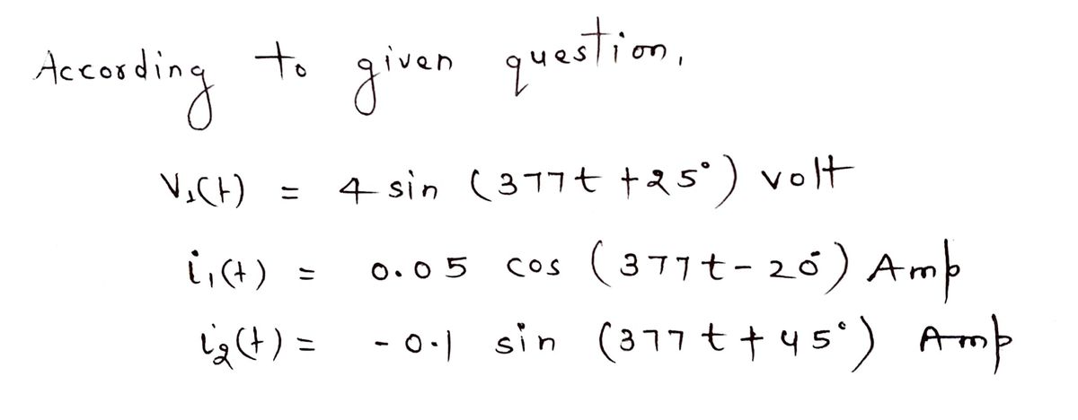 Electrical Engineering homework question answer, step 1, image 1