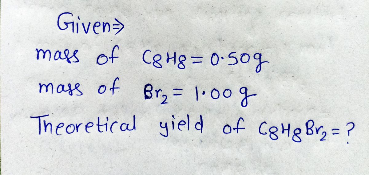 Chemistry homework question answer, step 1, image 1