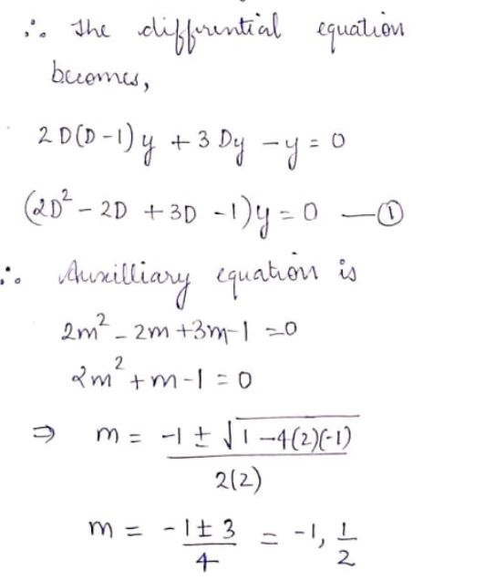 Answered Solve 8 2x2y′′3xy′−y0x0 Bartleby 8224
