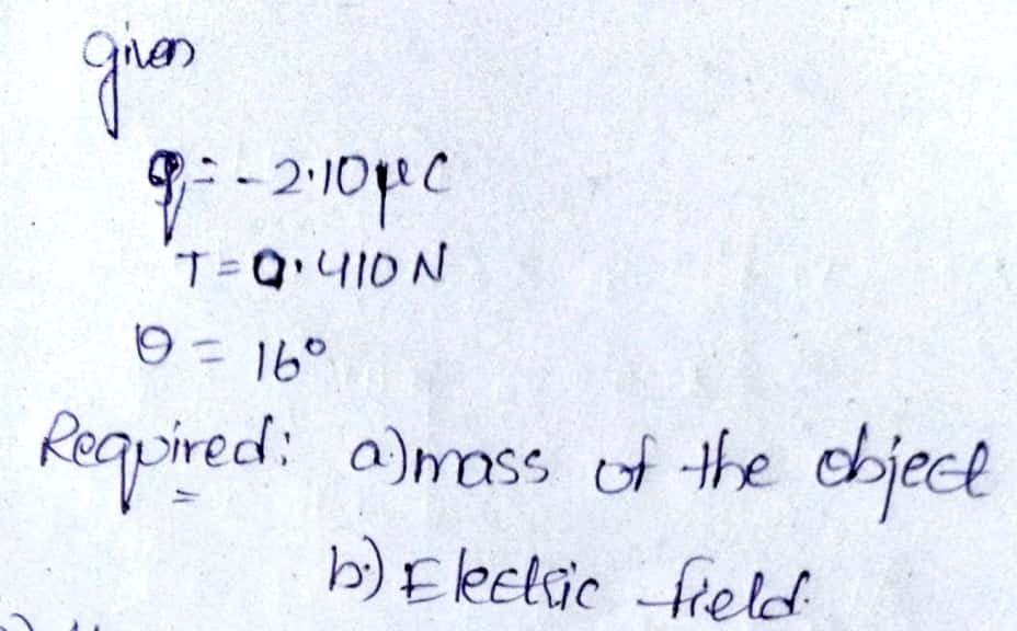 Physics homework question answer, step 1, image 1