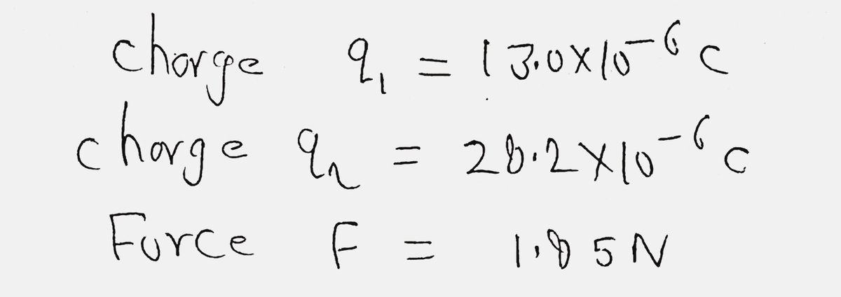 Physics homework question answer, step 1, image 1