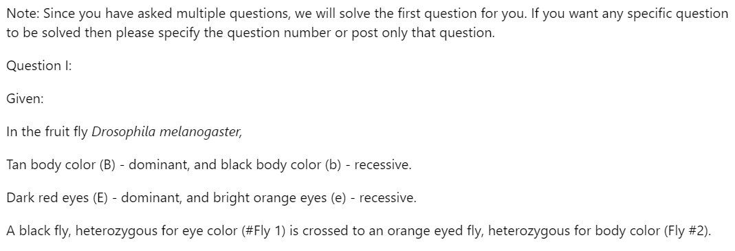 Biology homework question answer, step 1, image 1