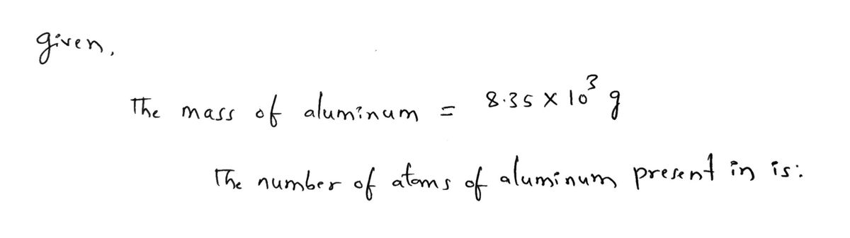 Chemistry homework question answer, step 1, image 1