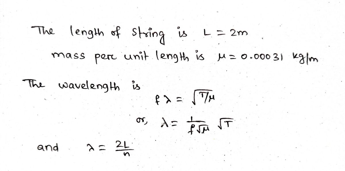 Physics homework question answer, step 1, image 1