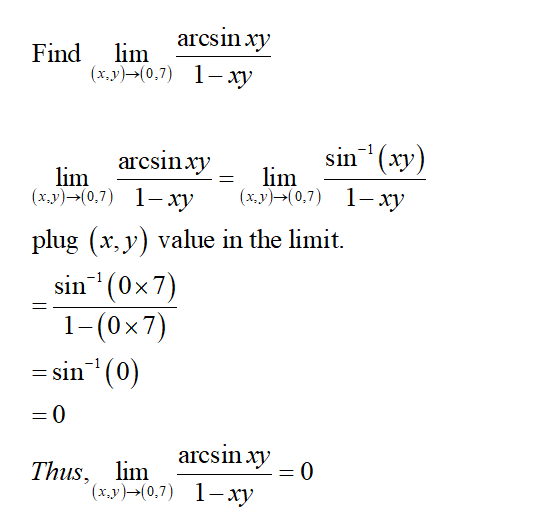 answered-find-the-limit-arcsin-xy-lim-bartleby