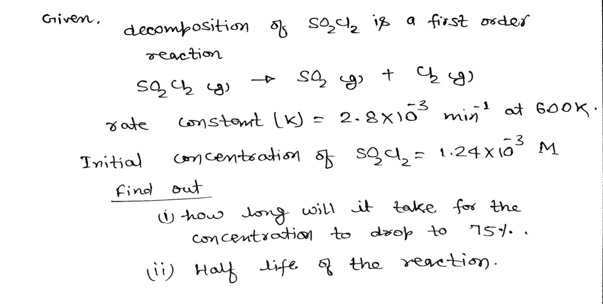 Chemistry homework question answer, step 1, image 1