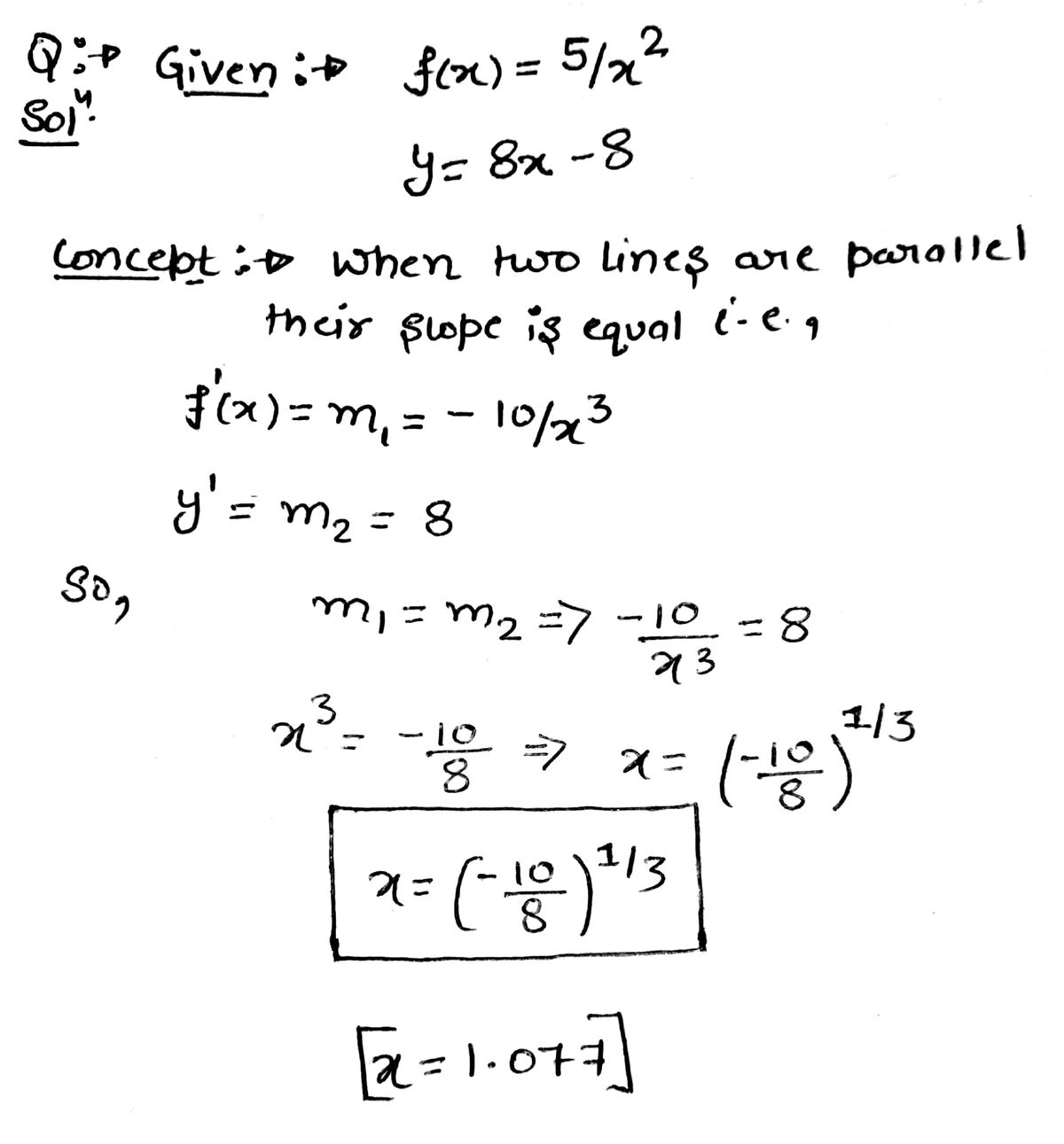 Calculus homework question answer, step 1, image 1