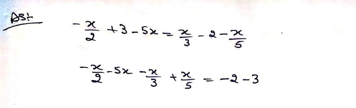 Algebra homework question answer, step 1, image 1