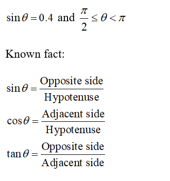 Answered Find Cos 8 And Tan 8 If Sin 8 0 4 And Bartleby