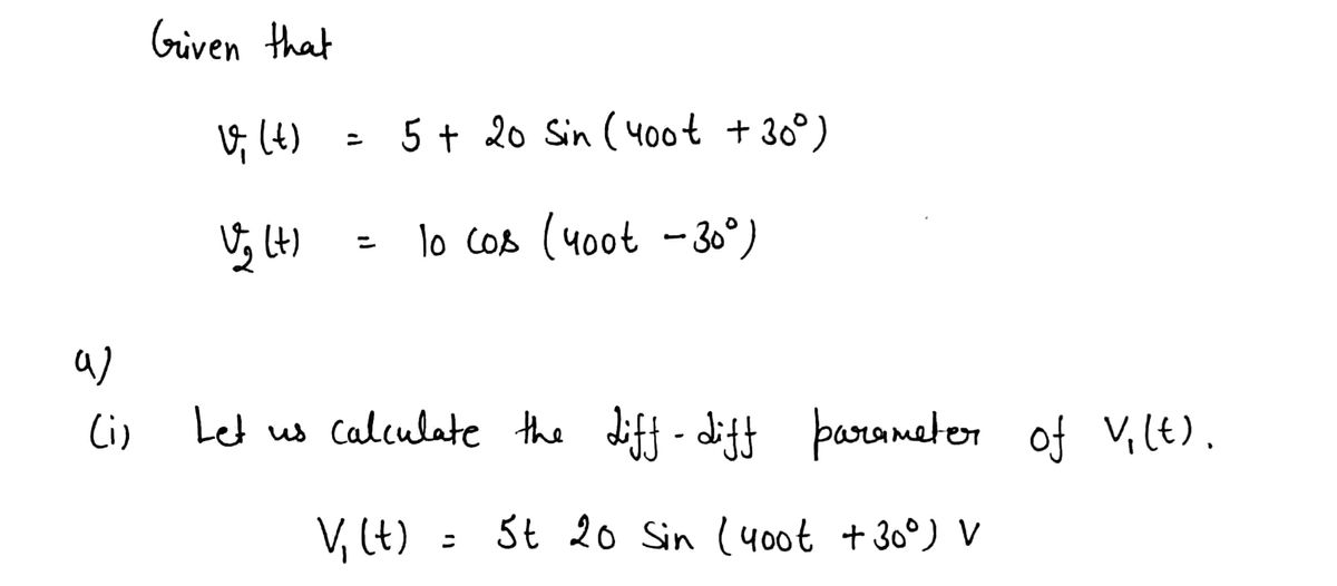 Electrical Engineering homework question answer, step 1, image 1