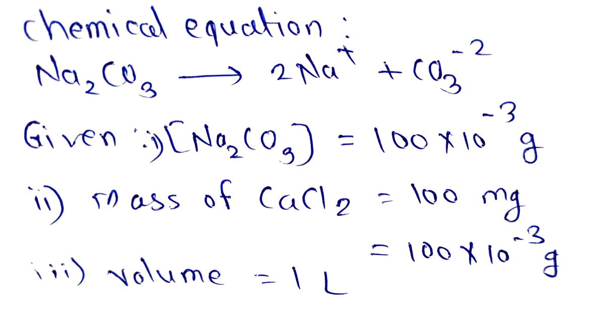 Chemistry homework question answer, step 1, image 1