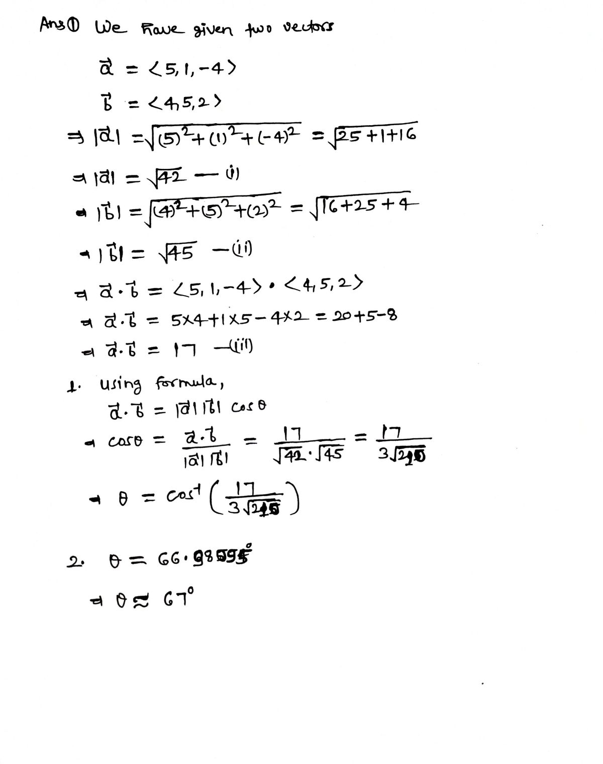 Calculus homework question answer, step 1, image 1