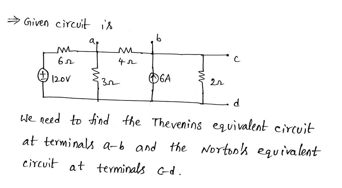 Electrical Engineering homework question answer, step 1, image 1