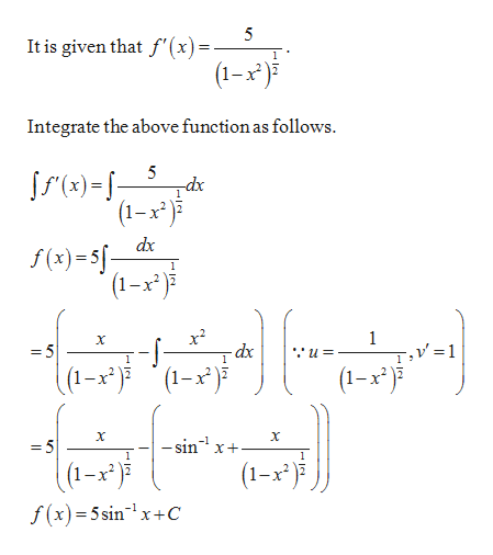 Answered Find F X If F X 5 1 X2 1 2 And Bartleby