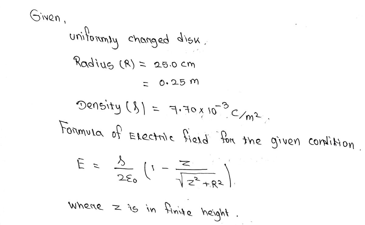 Advanced Physics homework question answer, step 1, image 1