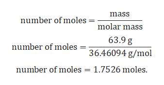 Answered: For the reaction 2 HCl+ Ca(OH)2 CaCl2+2… | bartleby