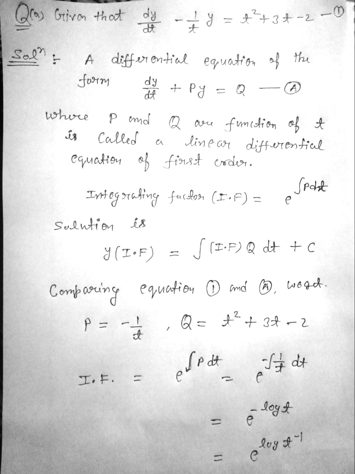 Advanced Math homework question answer, step 1, image 1