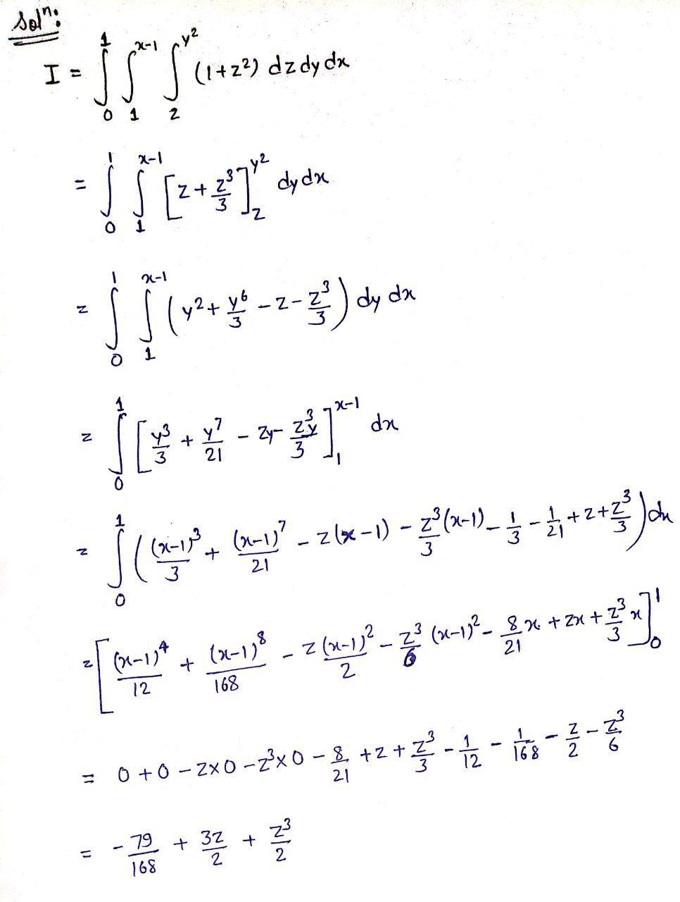 Advanced Math homework question answer, step 1, image 1