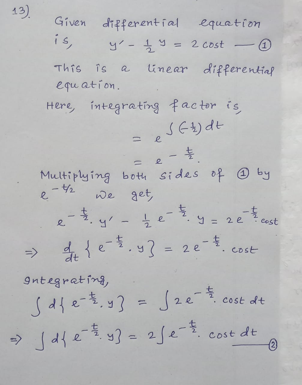 Advanced Math homework question answer, step 1, image 1